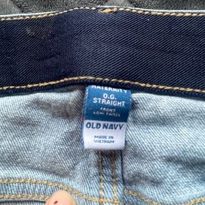 Old Navy Light Blue Maternity Jean shorts